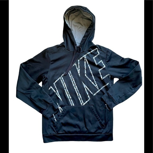 Black Therma Fit Nike Men’s Hoodie - Picture 1 of 4